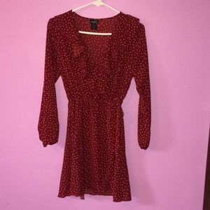 Bohemian Polka Dot Dress